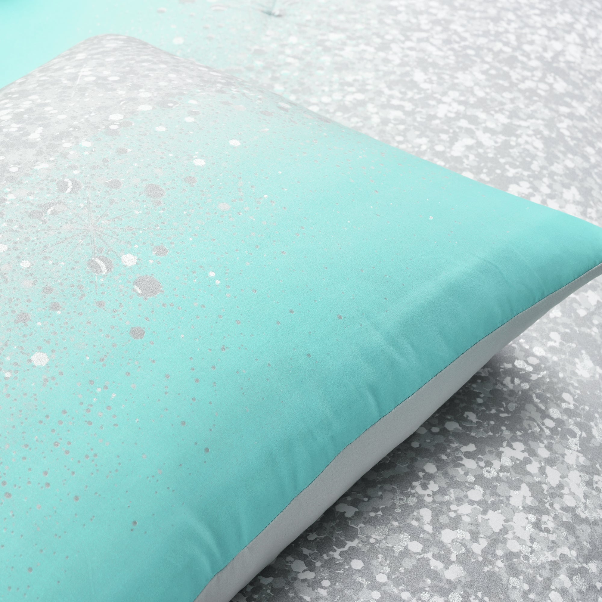 Aqua/Gray | Full/Queen