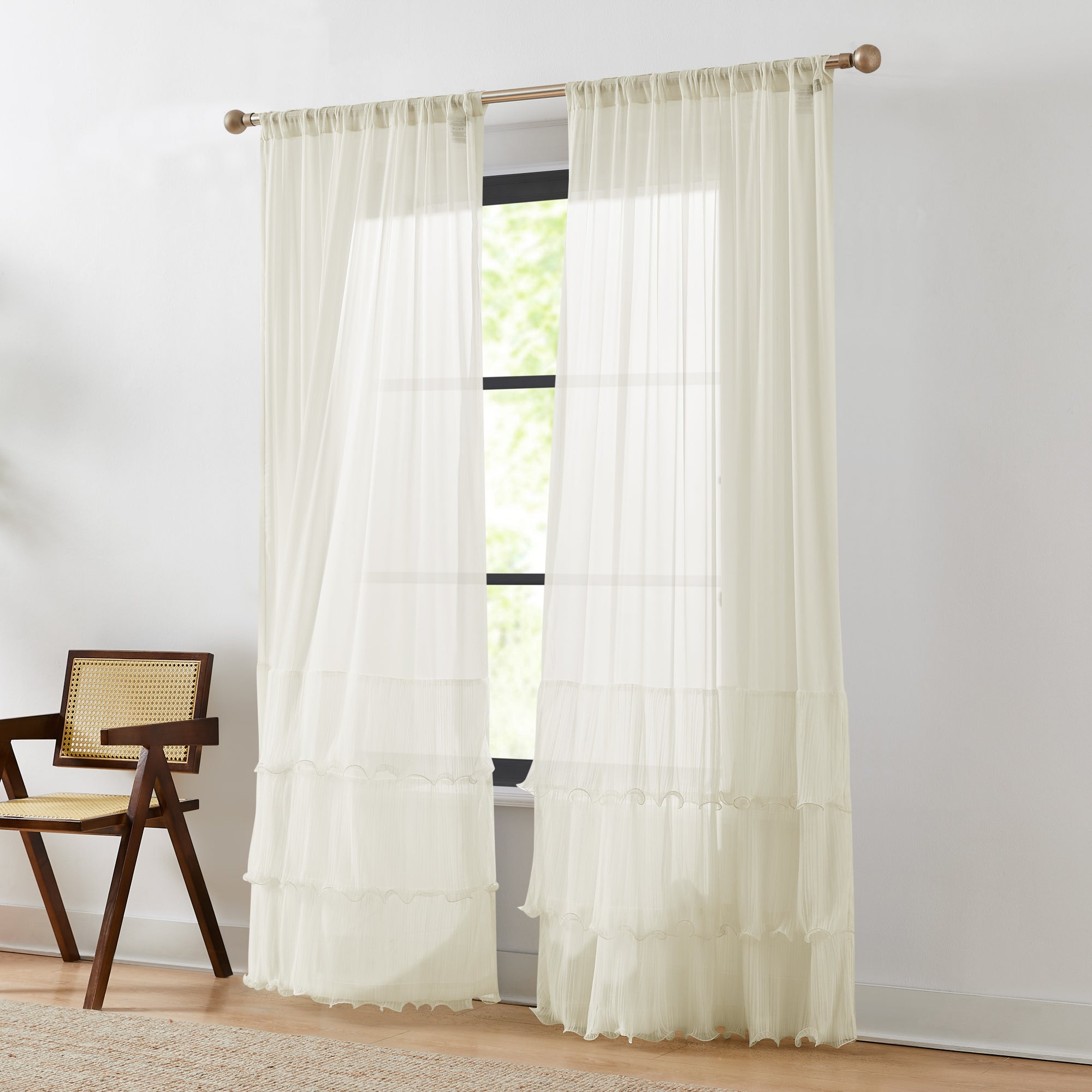 Cream | 52" W x 84" L