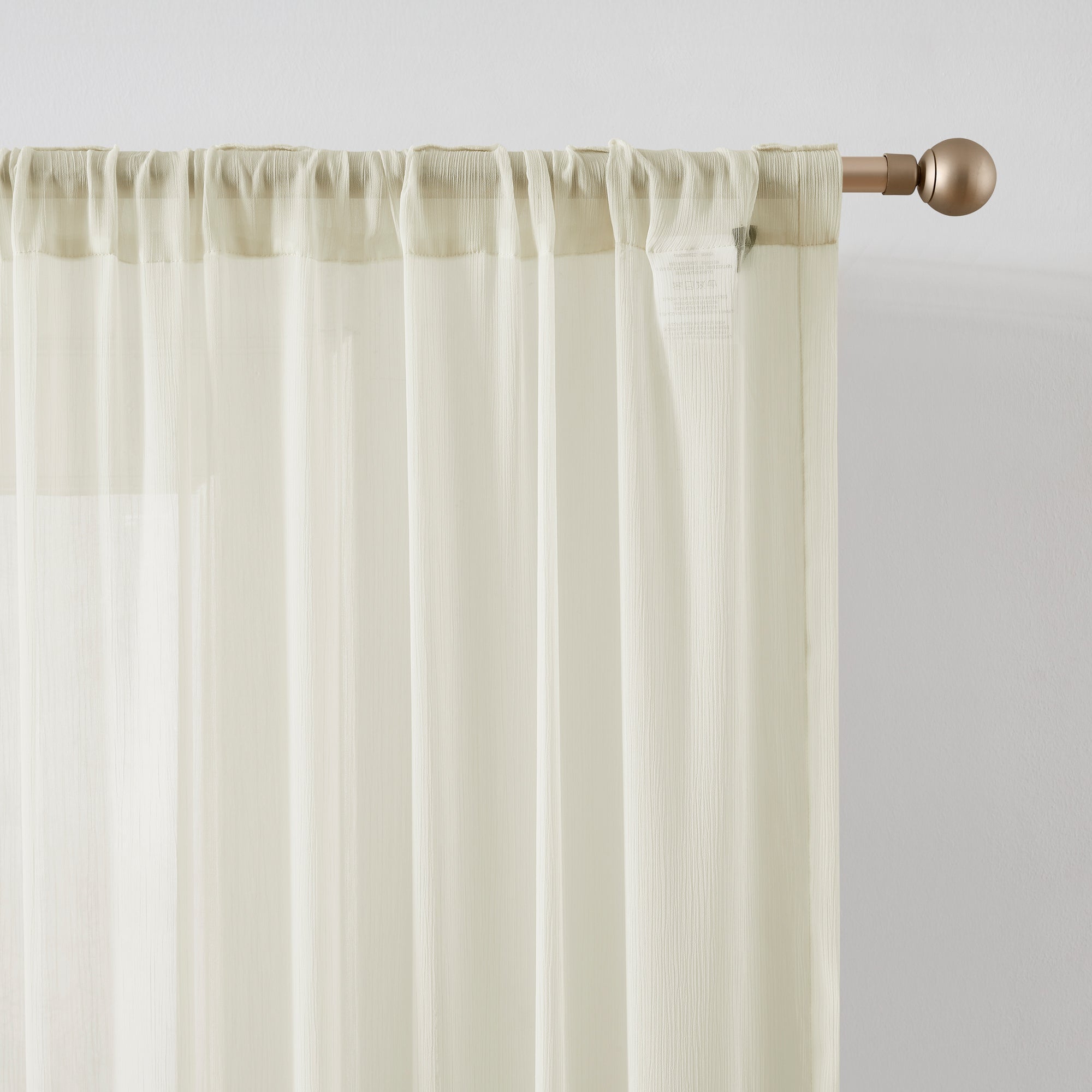 Cream | 52" W x 84" L