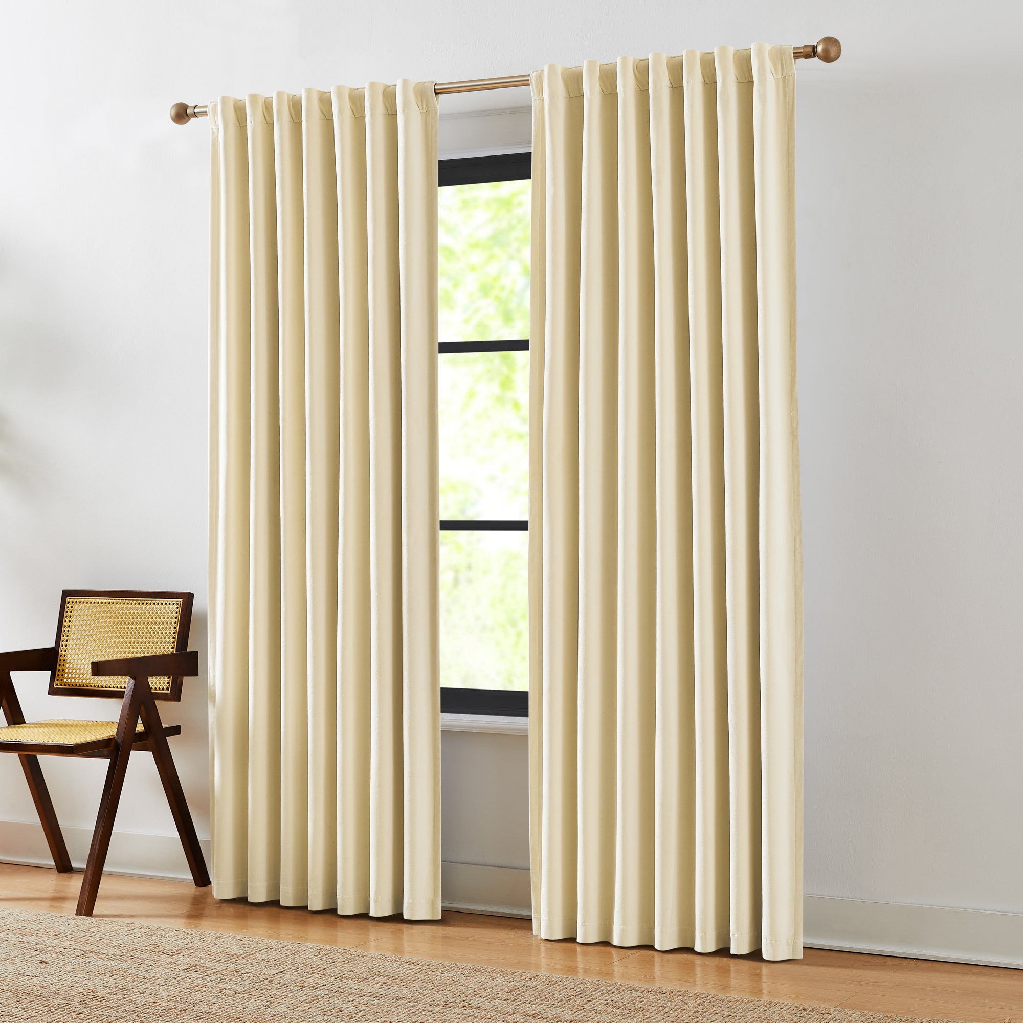 Cream | 50" W x 84" L