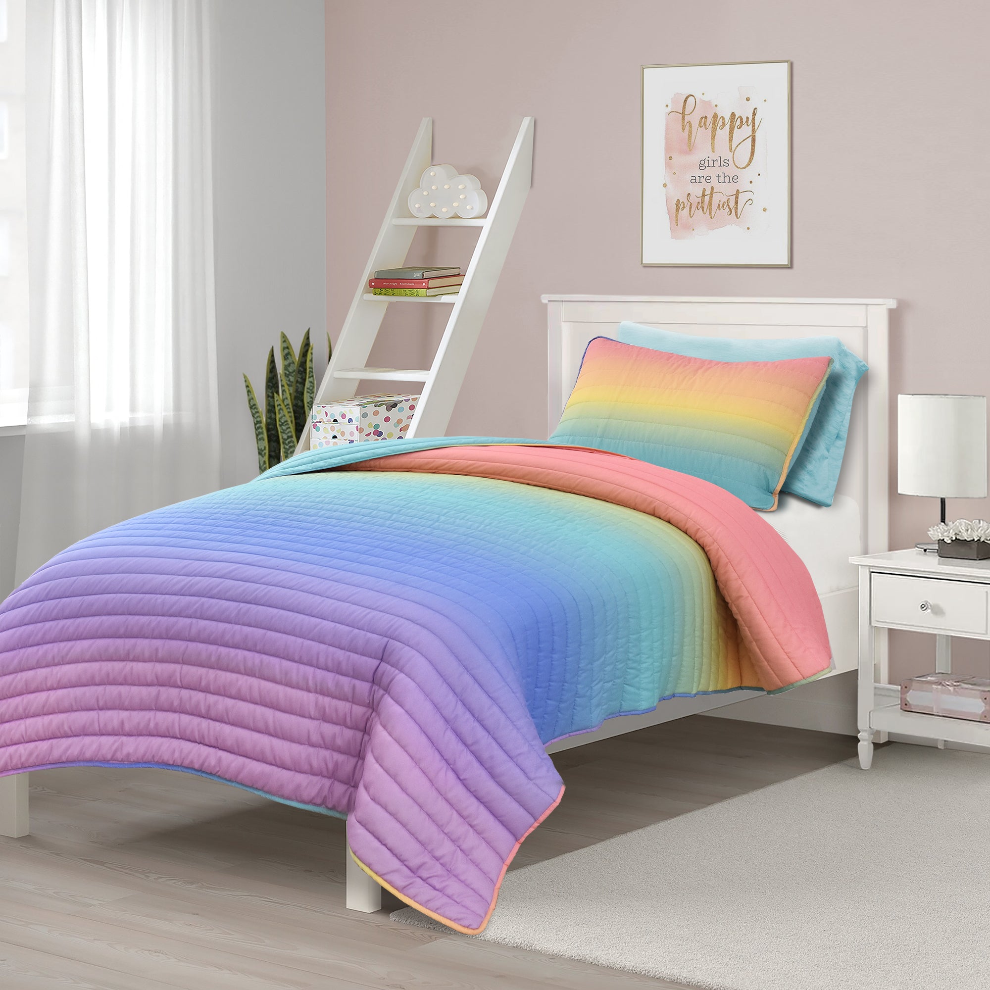 Rainbow/Turquoise | Twin/Twin-XL (with Pillowcase)