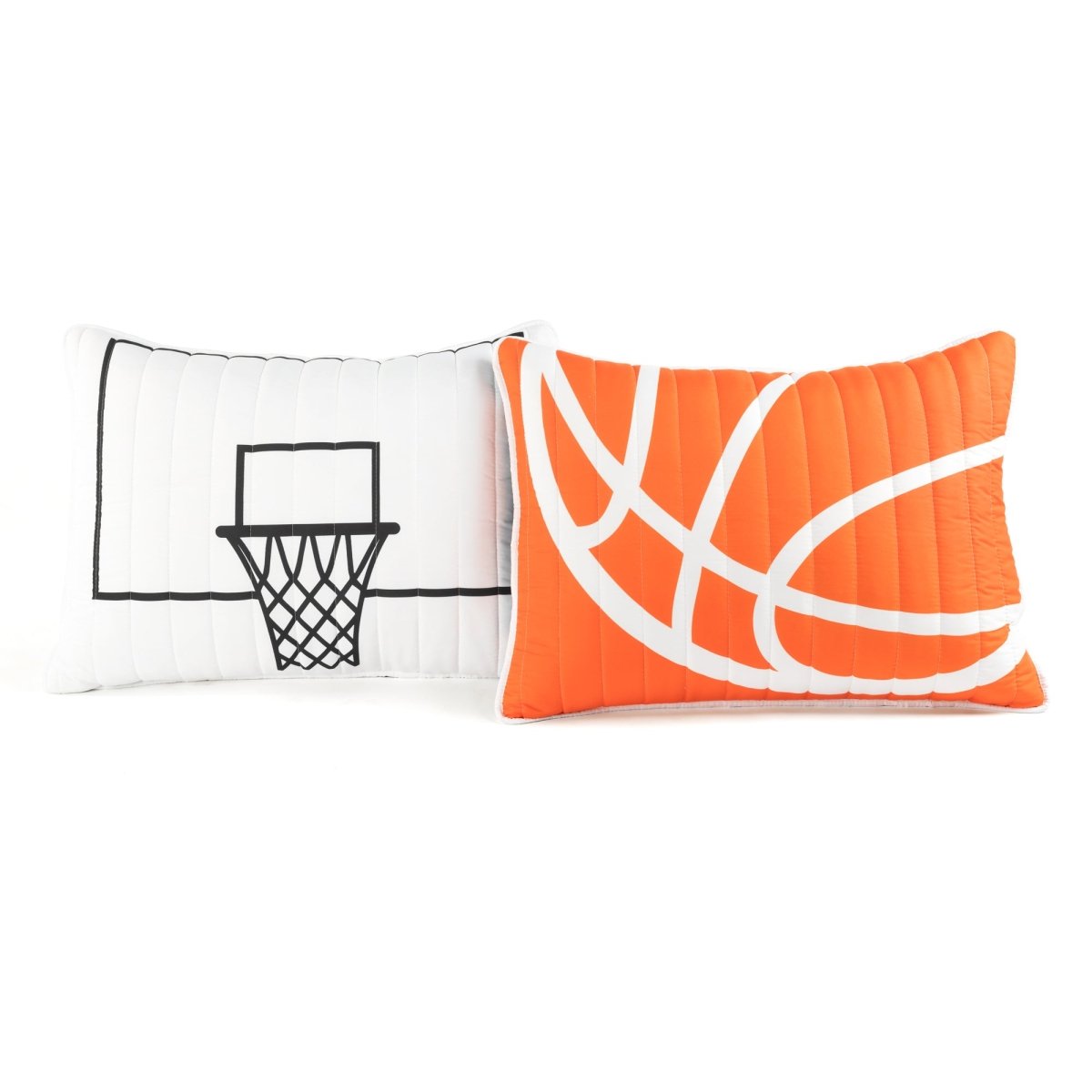 Basketball Game Reversible Quilt Set