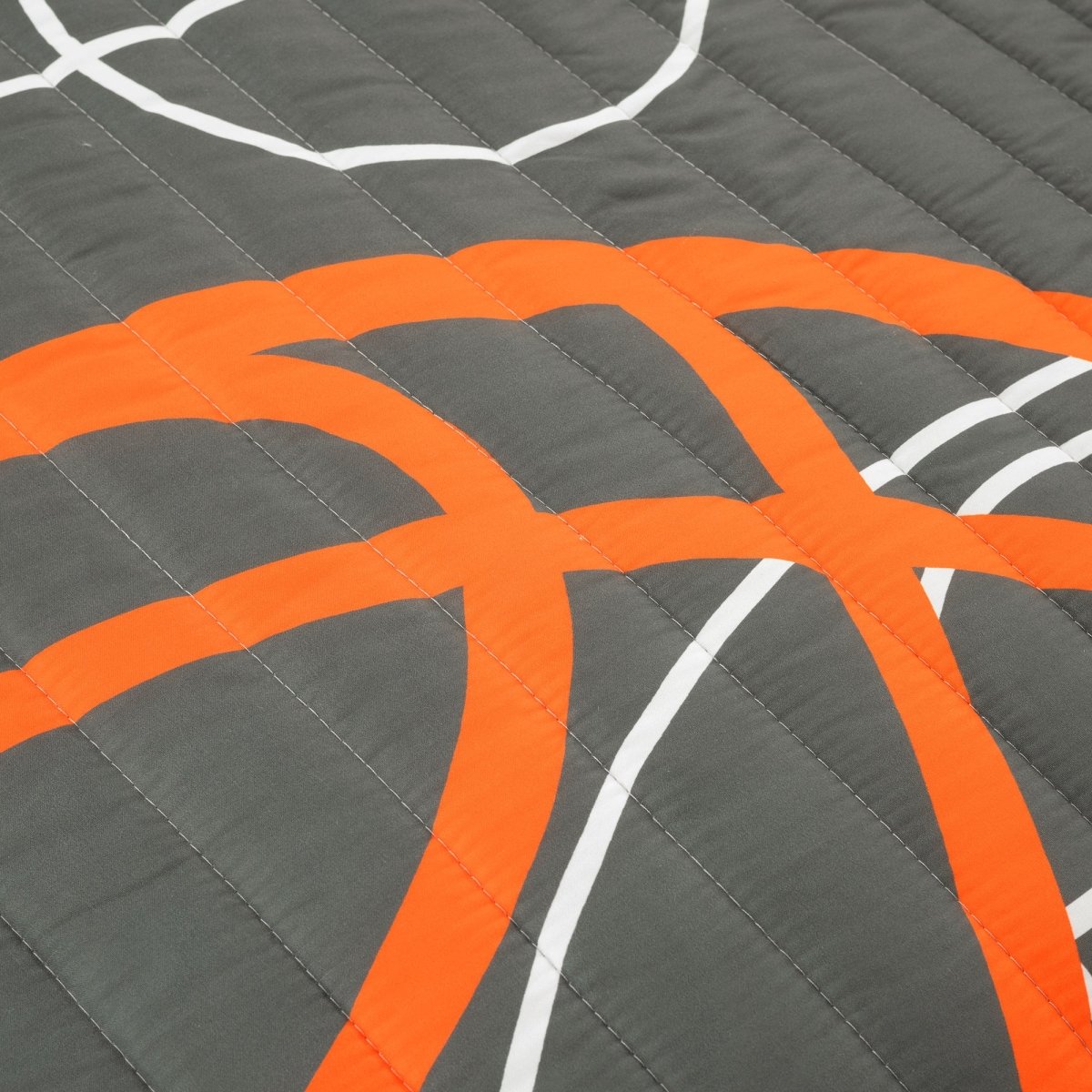 Basketball Game Reversible Quilt Set